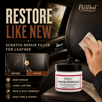 𝐁𝐢𝐥𝐥𝐡𝐨𝐥®  𝐏𝐑𝐄𝐌𝐈𝐔𝐌 𝐋𝐄𝐀𝐓𝐇𝐄𝐑 𝐑𝐄𝐒𝐓𝐎𝐑𝐀𝐓𝐈𝐎𝐍 𝐏𝐚𝐢𝐧𝐭𝐚𝐛𝐥𝐞 𝐒𝐜𝐫𝐚𝐭𝐜𝐡 & 𝐃𝐚𝐦𝐚𝐠𝐞 𝐑𝐞𝐩𝐚𝐢𝐫 𝐅𝐢𝐥𝐥𝐞𝐫