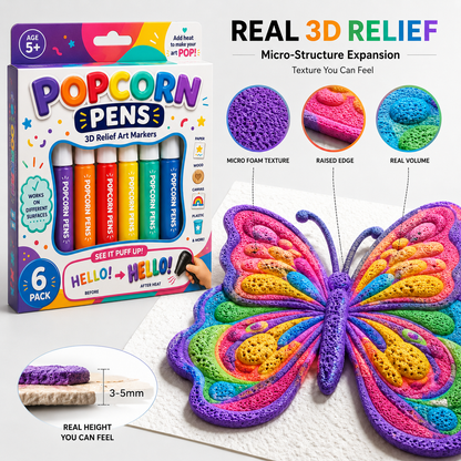 Save 50% by ordering today丨Ⅵ𝐁i𝐥𝐥𝐡𝐨𝐥® 3D Relief Art Pen – Turn Flat Drawings Into Touchable 3D Art🪄