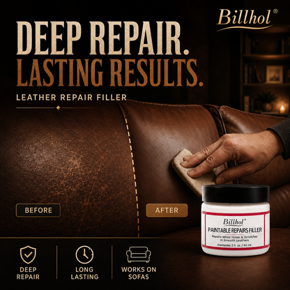 𝐁𝐢𝐥𝐥𝐡𝐨𝐥®  𝐏𝐑𝐄𝐌𝐈𝐔𝐌 𝐋𝐄𝐀𝐓𝐇𝐄𝐑 𝐑𝐄𝐒𝐓𝐎𝐑𝐀𝐓𝐈𝐎𝐍 𝐏𝐚𝐢𝐧𝐭𝐚𝐛𝐥𝐞 𝐒𝐜𝐫𝐚𝐭𝐜𝐡 & 𝐃𝐚𝐦𝐚𝐠𝐞 𝐑𝐞𝐩𝐚𝐢𝐫 𝐅𝐢𝐥𝐥𝐞𝐫
