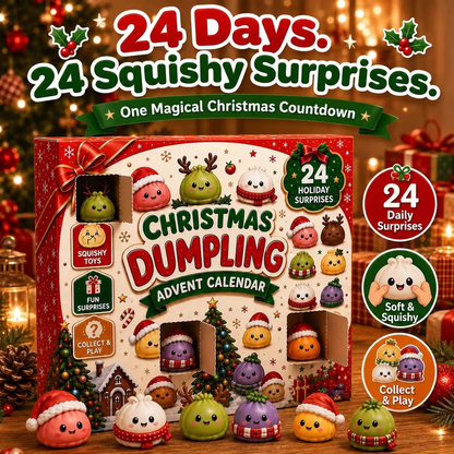 24 Days. 24 Squishy Surprises. Christmas Squishy Advent Calendar